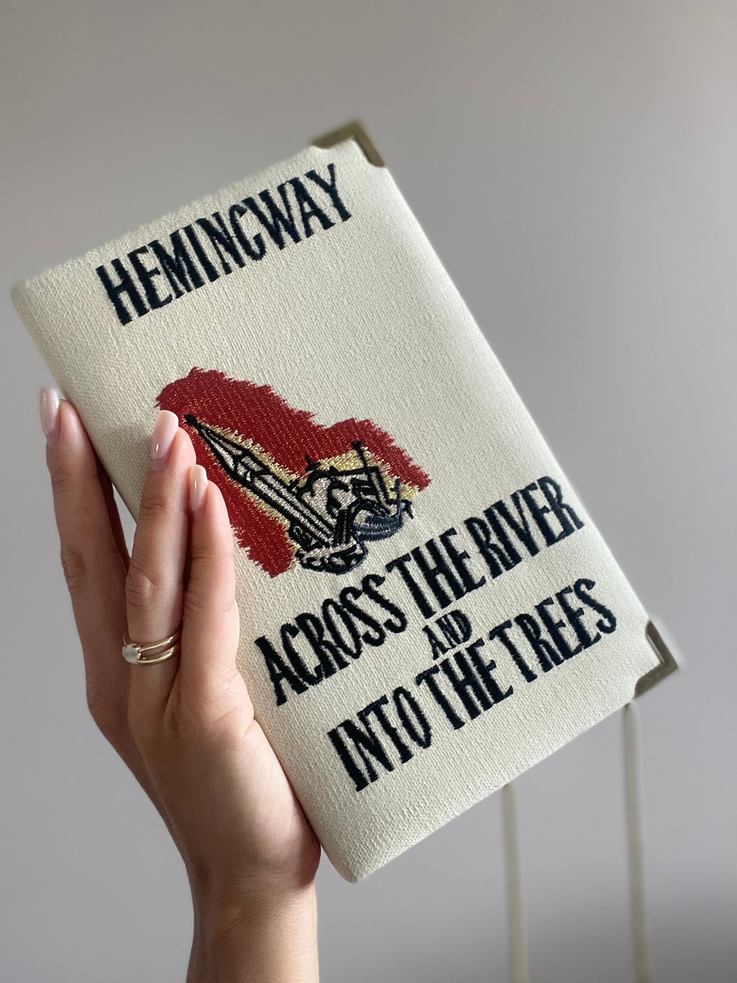 Book clutch purse Ernest Hemingway