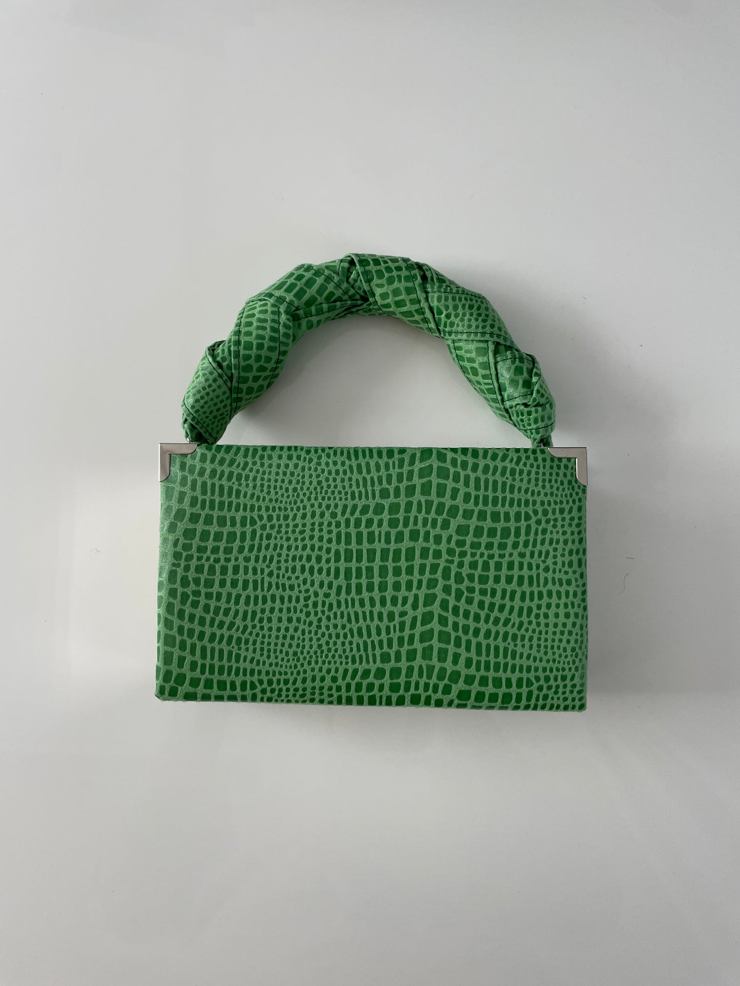 Mini handbag with handle - light green version