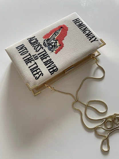 Book clutch purse Ernest Hemingway