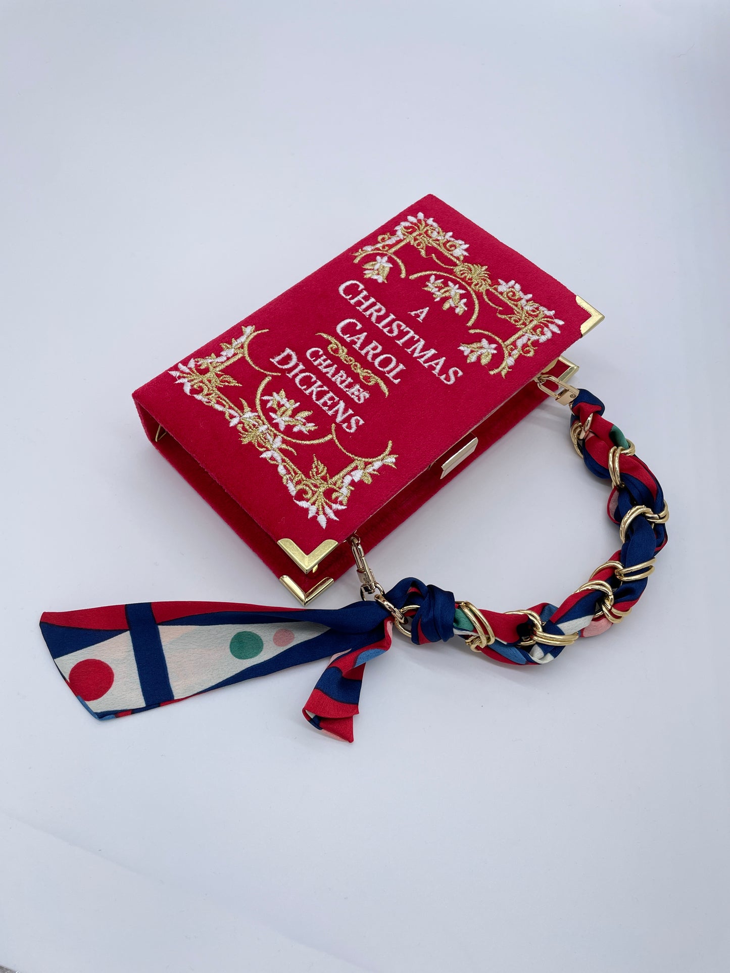 Christmas Carol book clutch